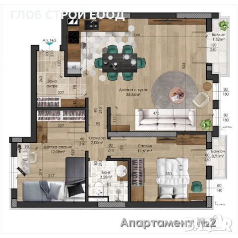 Нова жилищна сграда CRYSTAL, снимка 11 - Апартаменти - 51274616