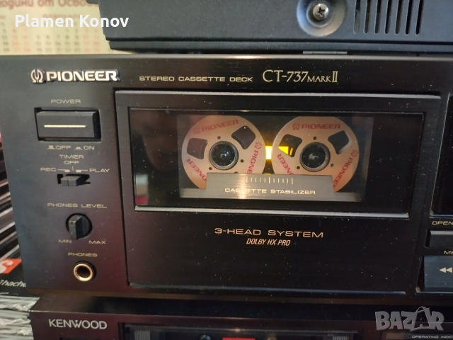 Касетен дек PIONEER CT-737 Mark II, снимка 2 - Декове - 52232029