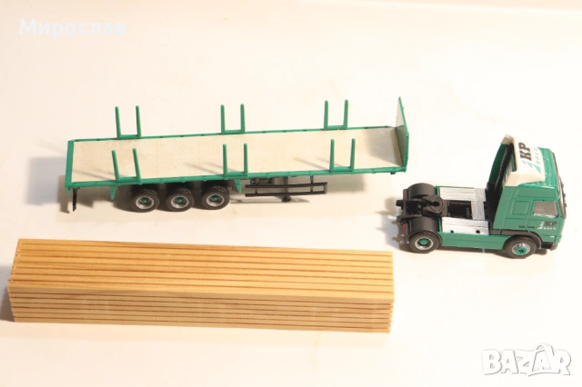HERPA H0 1/87 VOLVO КАМИОН МОДЕЛ ИГРАЧКА ВЛЕКАЧ TIR, снимка 5 - Колекции - 53764037