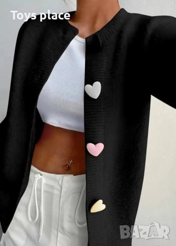 XL Нова жилетка с интересни копчета 