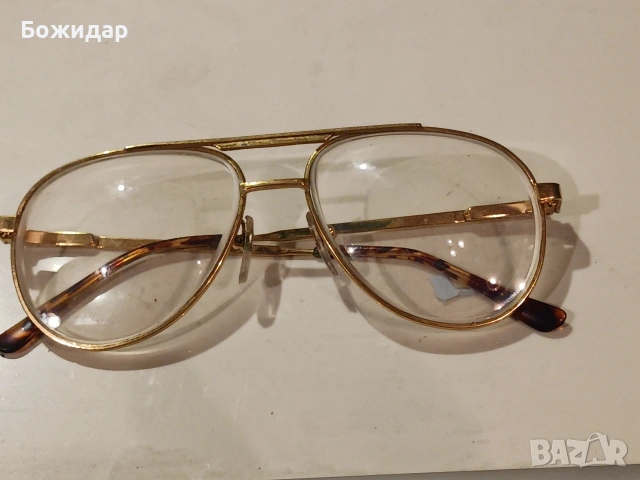 Позлатени очила с диоптър.80те.г.