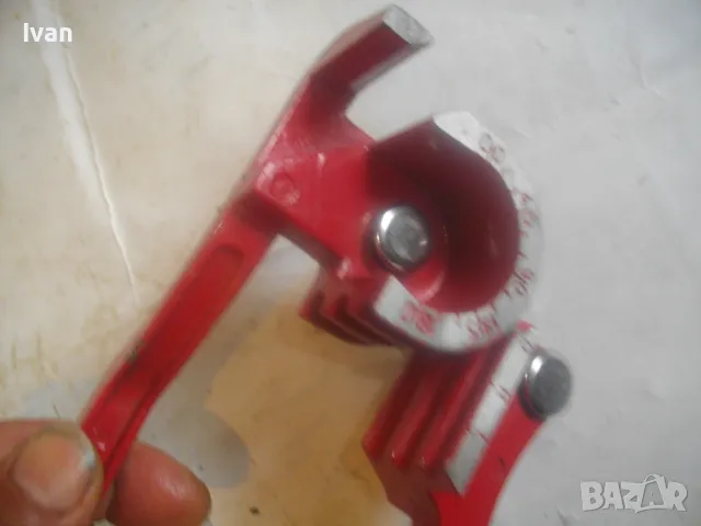 НОВ ТРОЕН ТРЪБОГИБ 6мм-8мм-10мм РЪЧЕН УРЕД ЗА ОГЪВАНЕ НА ТРЪБИ 0-180 ГРАДУСА 25мм РАДИУС, снимка 14 - Други инструменти - 50212923