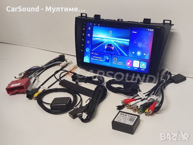 9" Мултимедия Mazda 3 2009-2013 Мазда Android 13 Навигация, снимка 2 - Аксесоари и консумативи - 45760421