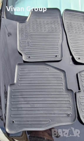 Оригинални гумени стелки Skoda Fabia I, снимка 2 - Аксесоари и консумативи - 51569674