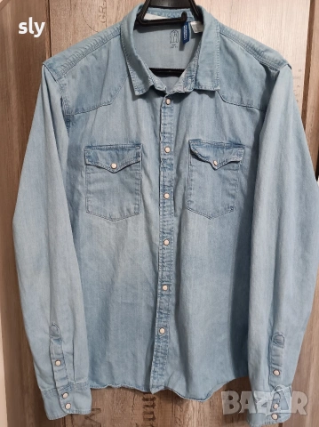 Дънкова риза H&M