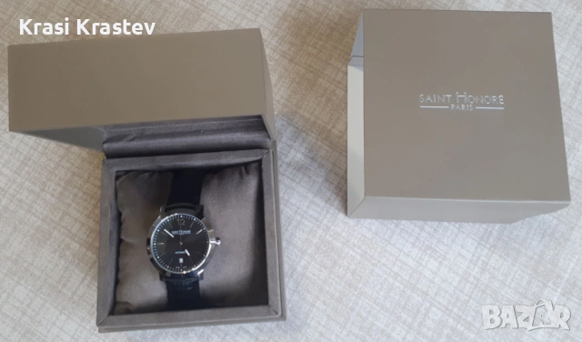 Чисто нов Швейцарски часовник Saint Honoré Paris - Trocadero Automatic – 897020, снимка 5 - Мъжки - 53727571
