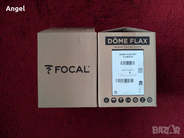 НОВИ Focal Dome Flax // 2бр, бели, снимка 2 - Тонколони - 50005759