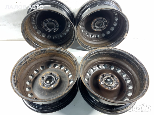 Железни джанти 16 цола 5х112 6,5j et42 ц.о. 57.1 , снимка 6 - Гуми и джанти - 52369049