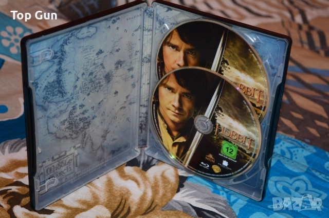 Steelbook Блу Рей Хобит: Неочаквано пътешествие Blu Ray (2 диска), снимка 3 - Blu-Ray филми - 51782162