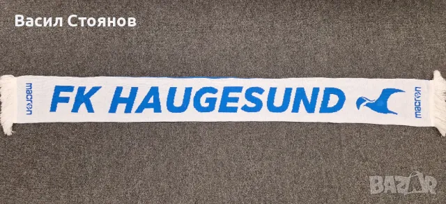 FK Haugesund / Хаугесунд (Норвегия) - шал Macron, снимка 3 - Фен артикули - 48946768