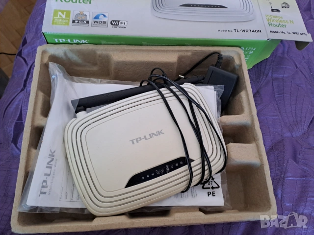 Рутер TP-LINK Wireless с адаптор, снимка 2 - Рутери - 53414612