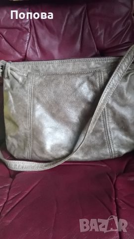 Голяма маркова чанта естествена кожа, снимка 1 - Чанти - 45350120