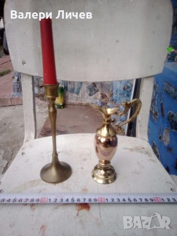 Свещник и ваза , снимка 1 - Декорация за дома - 46333580