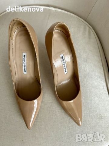 Manolo BLAHNIK. Original Size 38 Страхотни обувки, снимка 2 - Дамски елегантни обувки - 46225207