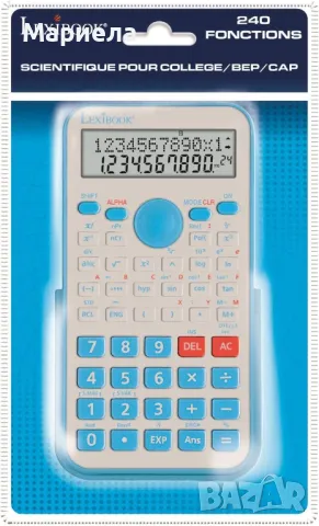 Lexibook Калкулатор с 240 функции / С капак, снимка 3 - Друга електроника - 49857002