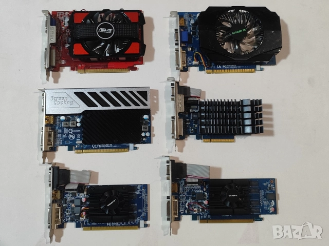 Видео карти ASUS GIGABYTE PCI-e