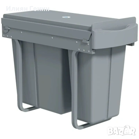 HOMCOM Разтегателен кош за боклук, снимка 5 - Кухни - 54249750