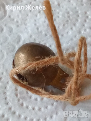 Бронзов старо звънче 52673, снимка 4 - Антикварни и старинни предмети - 52791386