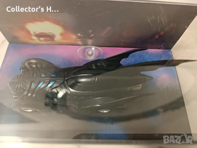 Batman Car Collection N.4 Batman Forever Movie 1995 Die Cast Eaglemoss Батман батмобил, снимка 3 - Колекции - 53079419