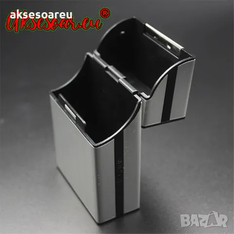 Качествена джобна кутия за стандартни цигари 80 мм. калъф от алуминиева сплав за пушачи за Подарък, снимка 12 - Табакери - 50232526