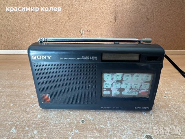 радиоприемник "SONY ICF-SW800", снимка 7 - Радиокасетофони, транзистори - 53873611