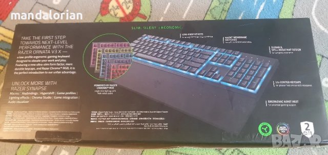 Razer Ornata V3 X геймърска клавиатура , снимка 6 - Клавиатури и мишки - 49266451