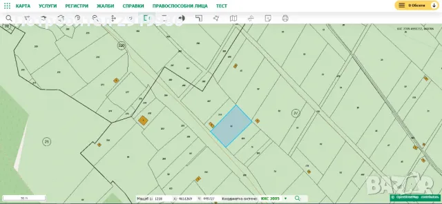 Парцел Асеновград Параколово, 1172кв.м., снимка 3 - Парцели - 48576263