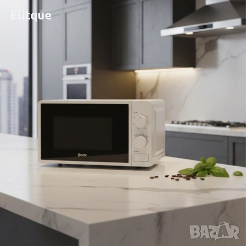 Микровълнова фурна VOX M-30, 700W, 20л с механичен таймер, снимка 2 - Микровълнови - 53500131