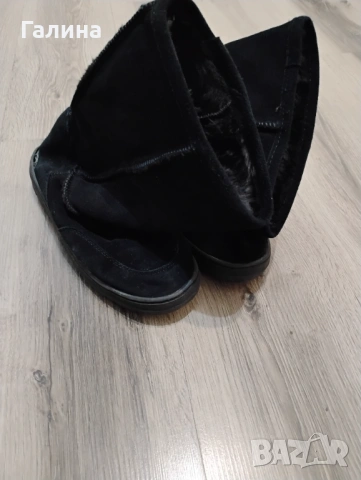 Топли ботуши от естествен велур, снимка 2 - Дамски ботуши - 53047730