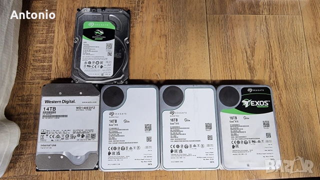 Твърд диск HDD hard disk Seagate 3.5 inch 6TB 14TB 16TB