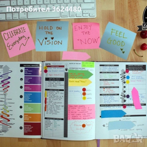 Комплект цветни лепкави бележки 4411, снимка 3 - Други стоки за дома - 52686910