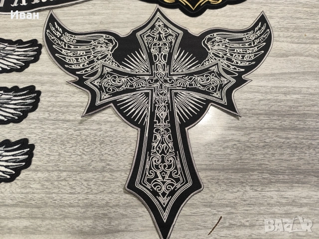 Бродерии/гърбове/пачове за мото елек, снимка 4 - Аксесоари и консумативи - 53757387