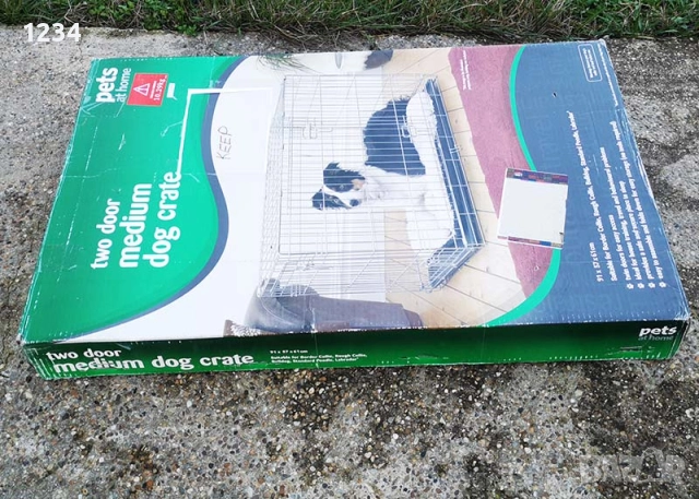 транспортна клетка метална сгъваема 92x58x62см за куче, стационар, снимка 8 - За кучета - 52861401