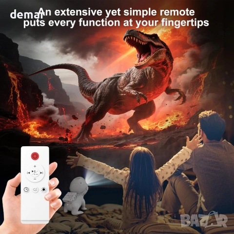 Звезден проектор с 12 диска, 15 бели шума, Bluetooth високоговорител, дистанционно, снимка 6 - Друга електроника - 52974258