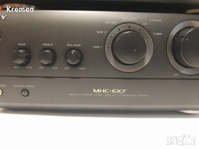 Усилвател и тунер SONY MHC-EX7, снимка 3 - Ресийвъри, усилватели, смесителни пултове - 48850201