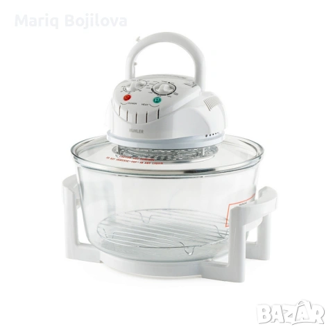 Комбинирана 2в1 халогенна фурна и еър фрайър MFC-1200,1400W,12 л., снимка 5 - Печки, фурни - 53302215