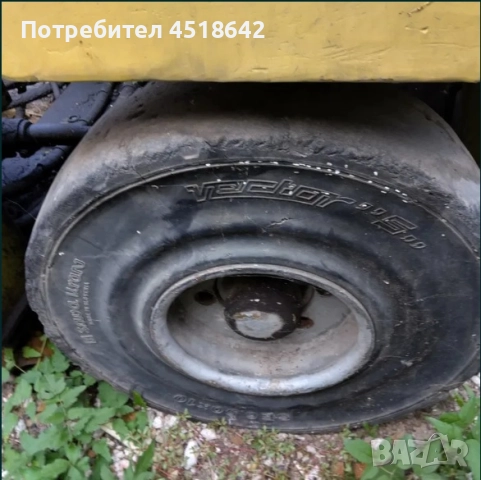 Бандажни гуми с джанти от мотокар Кларк Clark 6.50 x 10 и 7.00 - 12