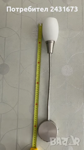 Стенна нощна лампа аплик, снимка 3 - Лампи за стена - 51135988