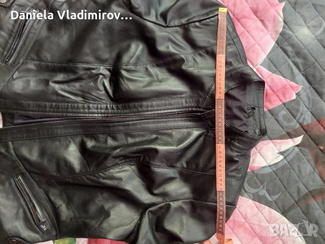 Дамско яке естествена кожа , снимка 3 - Якета - 51217264