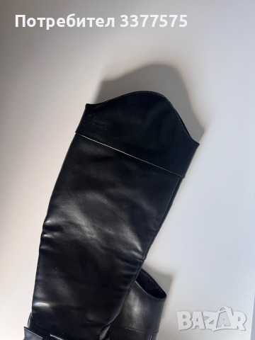 Zara ботуши черни чизми, снимка 4 - Дамски ботуши - 44939465