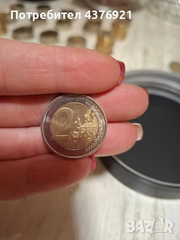 Монета 2 евро , снимка 2 - Нумизматика и бонистика - 53668282