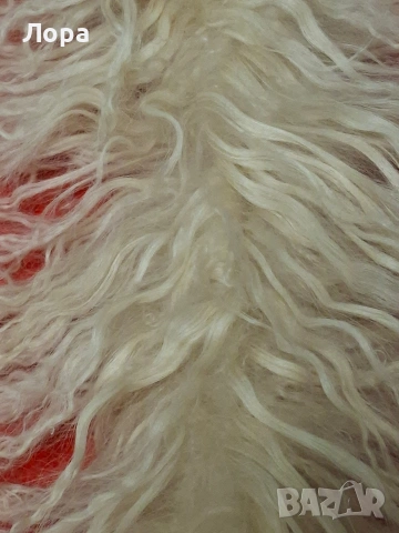 Дамски шал естествен косъм лама, снимка 3 - Шалове - 53432433