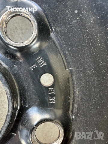 Железни джанти 5х112-16цола-ЕТ33, снимка 5 - Гуми и джанти - 54160860