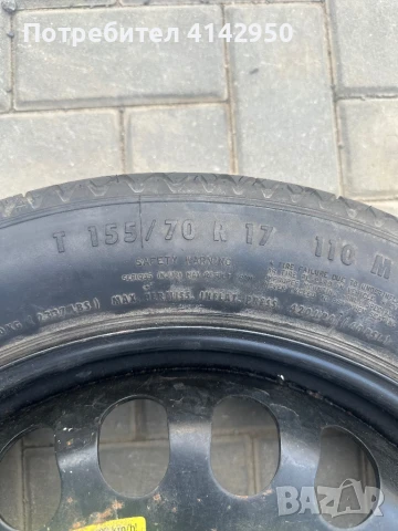 Резервна гума патерица за мерцедес CLS 17“, снимка 3 - Гуми и джанти - 51390951