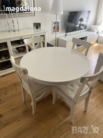 Трапезарска маса Икеа, снимка 5 - Маси - 52144508