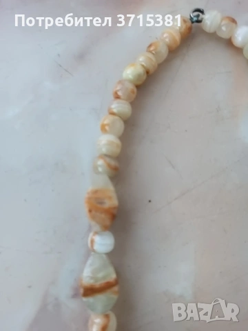 Колие от камък оникс, снимка 5 - Колиета, медальони, синджири - 53771293