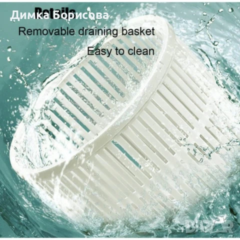 Мини сгъваема пералня с центрофуга – Компактна, мощна и идеална за всеки дом или пътуване - 12 литра, снимка 13 - Перални - 51155313