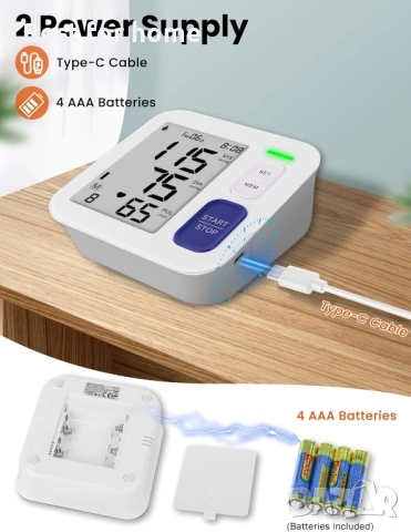 Апарати за кръвно налягане за домашна употреба за горната част на ръката, снимка 6 - Уреди за диагностика - 53685003