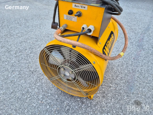 немски газов калорифер на газ wilms, снимка 8 - Котлони - 50553379