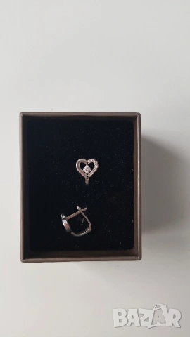 Детски сребърни обици , снимка 3 - Колиета, медальони, синджири - 53132992